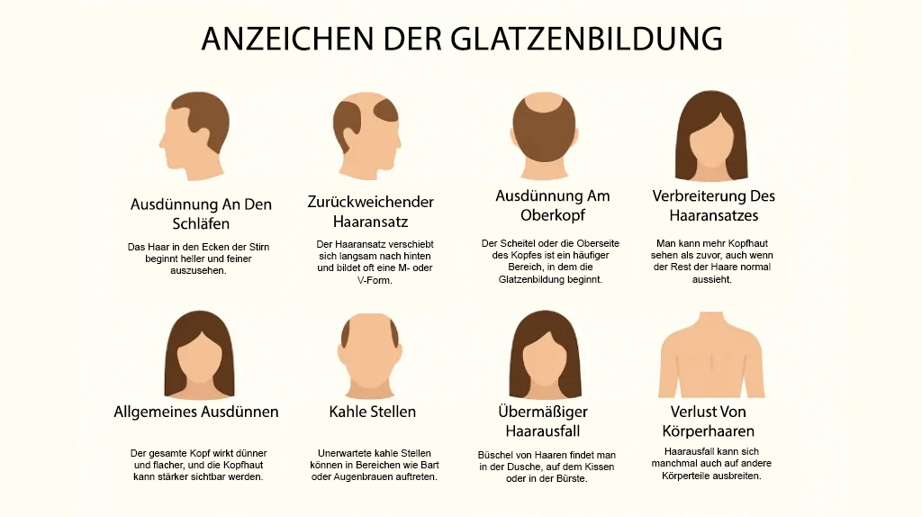 Beginn Der Glatzenbildung