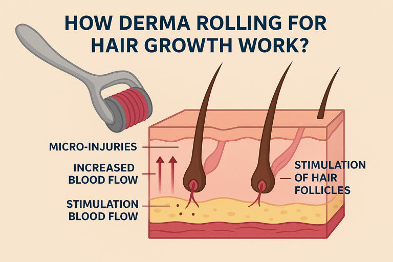 How Does Derma Rolling for Hair Growth Work?